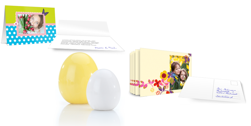 Colourful Easter cards