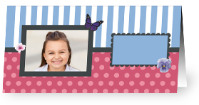 Design Folded Cards L (long fold) - set of 10 (single-sided print)