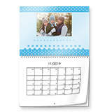 Design calendar, folding A3