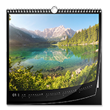 Wall Calendar classic (square, photo paper glossy)