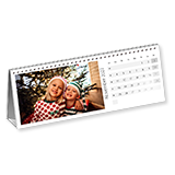 Free-standing Desk Calendar (Landscape, premium paper matt)