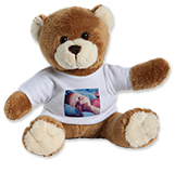 Cuddly toy with photo t-shirt
