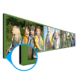 Multi photo panel on aluminium 31.5