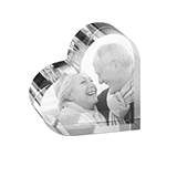 Freestanding crystal photo