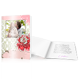 Menu cards with design long fold - set of 10